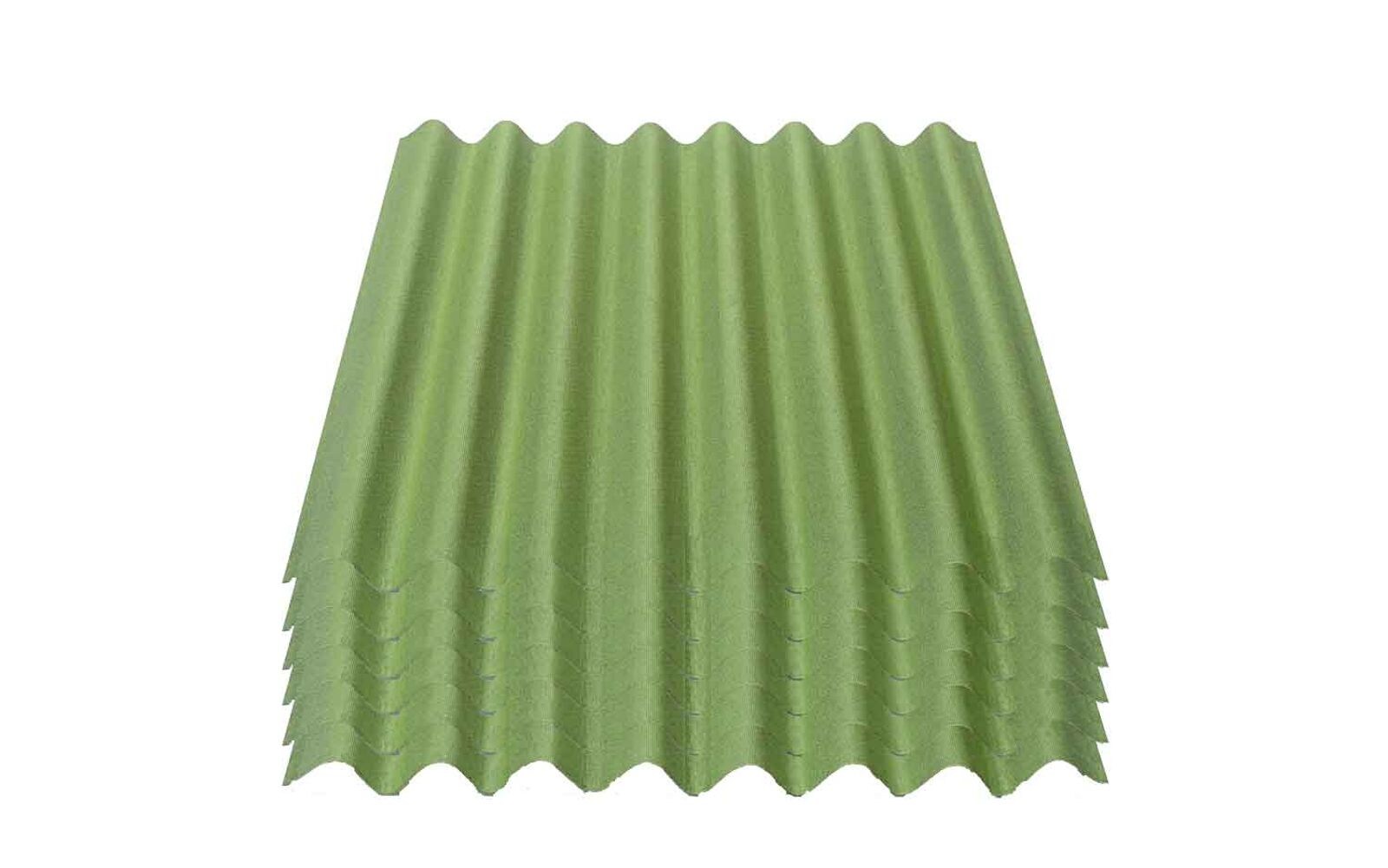 6er Pack ® Easyline® Platte intensiv grün 1000 x 760 x 2,6 mm Profil 96/38