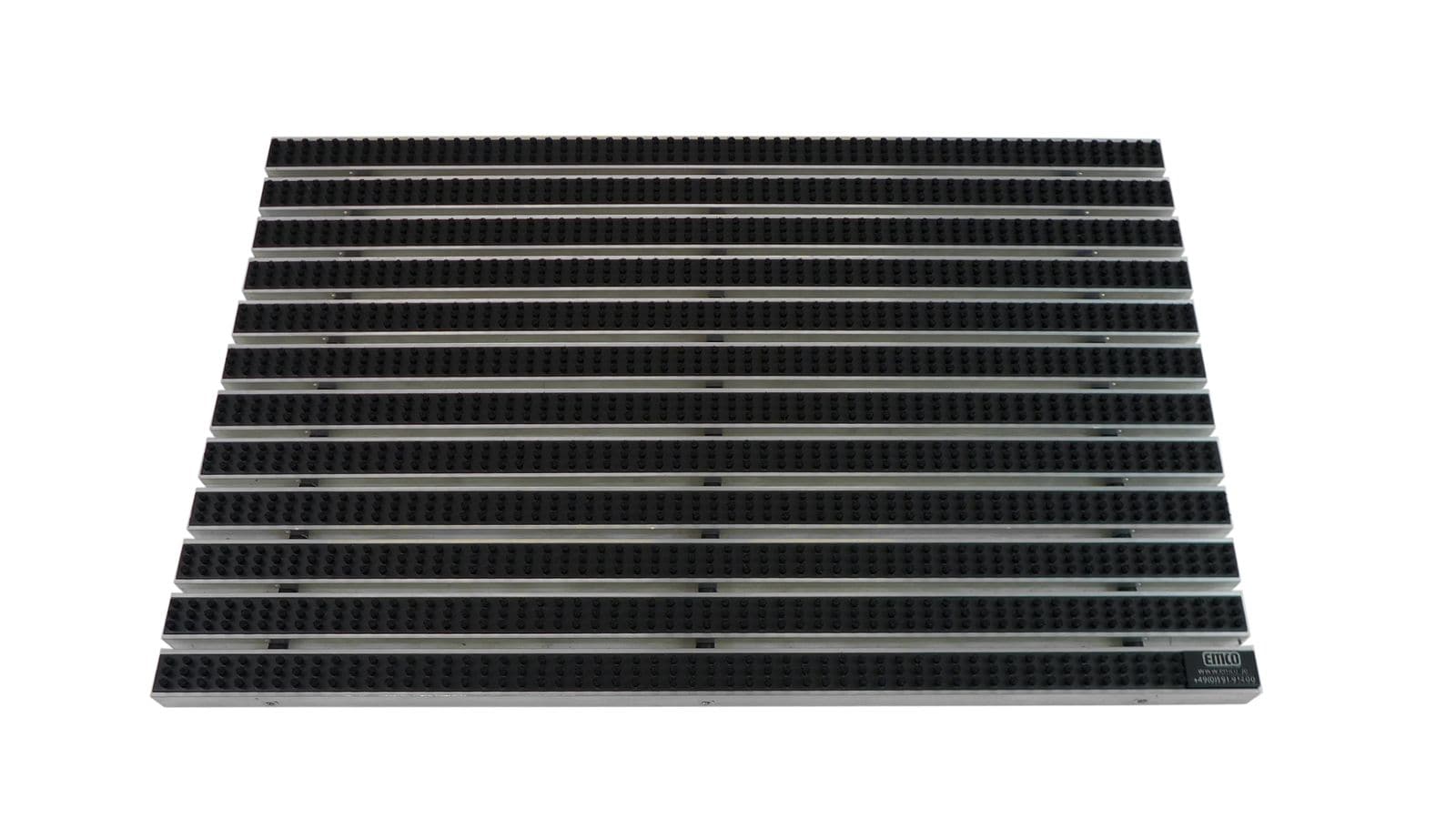 Emco Eingangsmatte DIPLOMAT 22mm | 60x40cm | B&uuml;rsten Schwarz - Bild 1