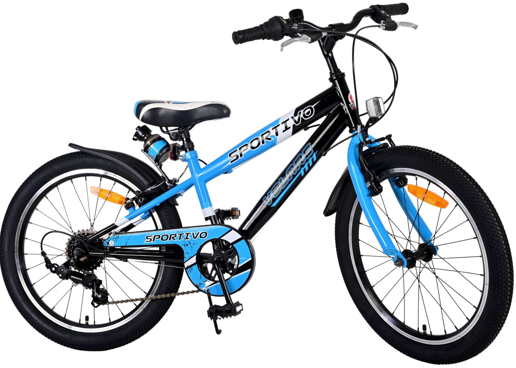 Volare Kinderfahrrad Sportivo f&uuml;r Jungen 20 Zoll Kinderrad in Blau, 7 G&auml;nge - Bild 1
