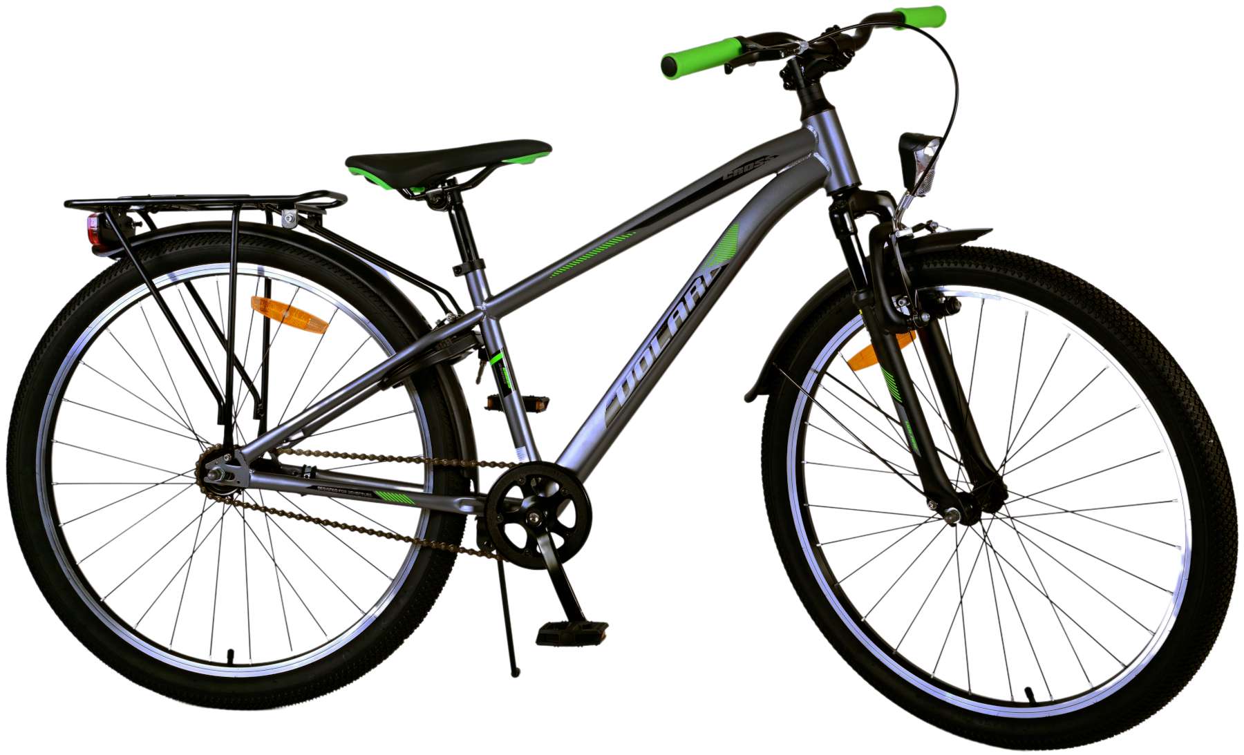 Volare Kinderfahrrad Cross Fahrrad f&uuml;r Jungen 26 Zoll Kinderrad in Grau - Bild 1
