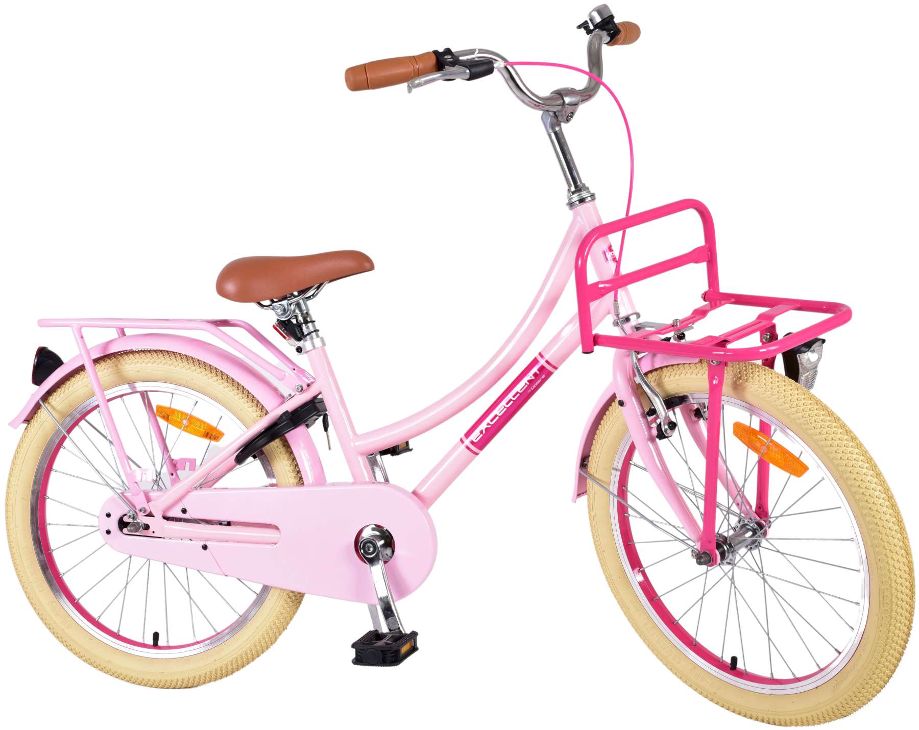 Volare Kinderfahrrad Excellent f&uuml;r M&auml;dchen 20 Zoll Kinderrad in Rosa - Bild 1