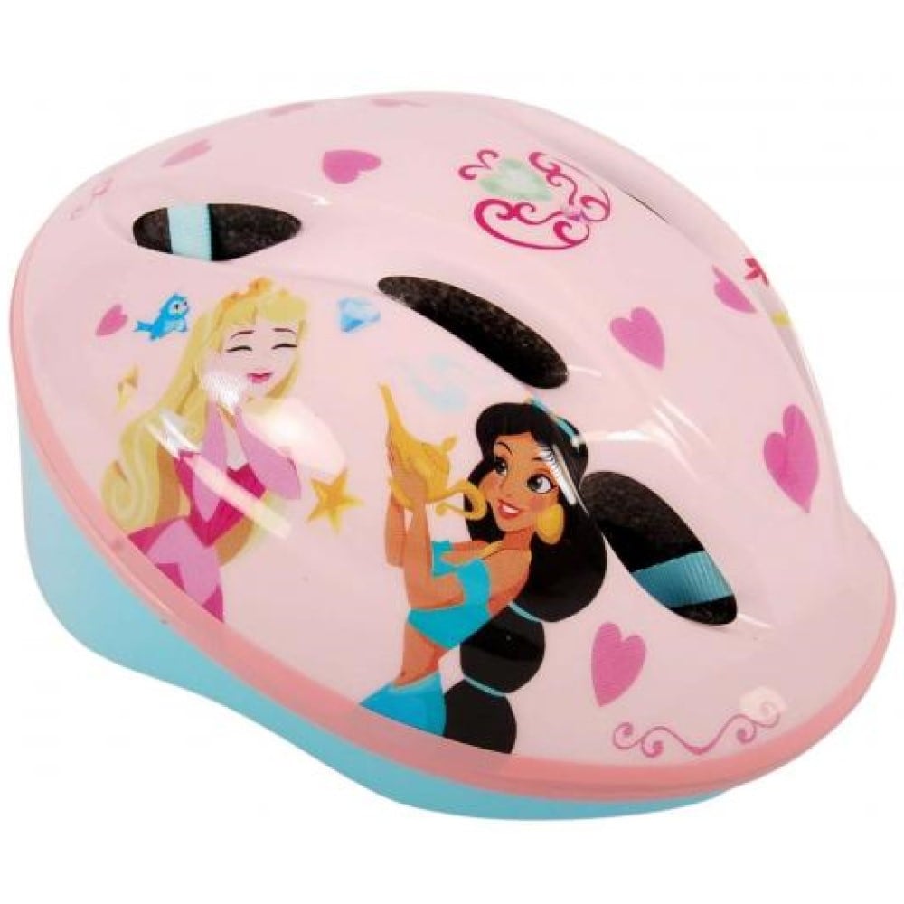 Volare Fahrradhelm Disney Prinzessin in Rosa 52-56 cm Kinderhelm - Bild 1