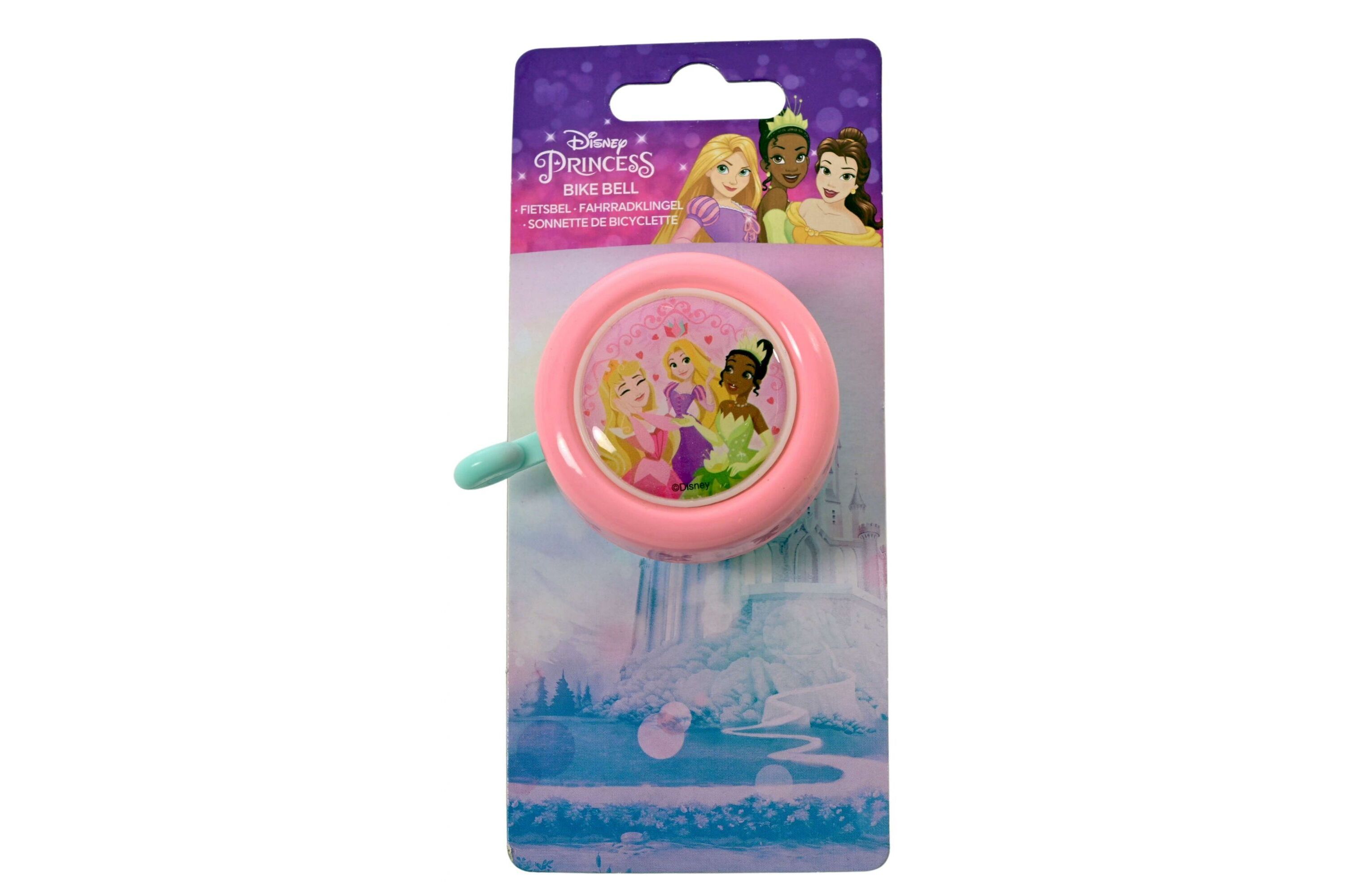 Volare Disney Princess Fahrradklingel &ndash; M&auml;dchen &ndash; Rosa Blau - Bild 1