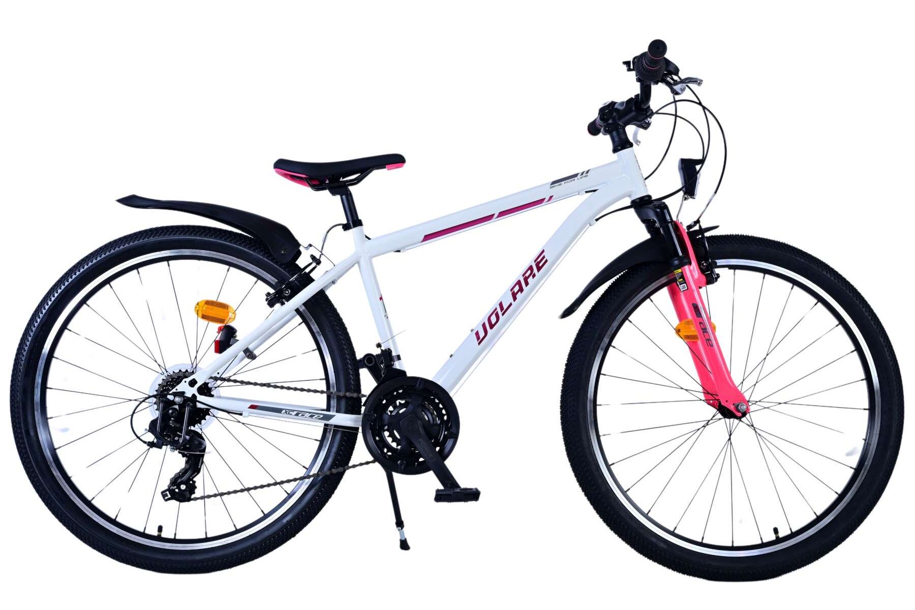 Volare Kinderfahrrad XC Race 26 Zoll Kinderrad in Wei&szlig;/Pink, 21 G&auml;nge - Bild 1
