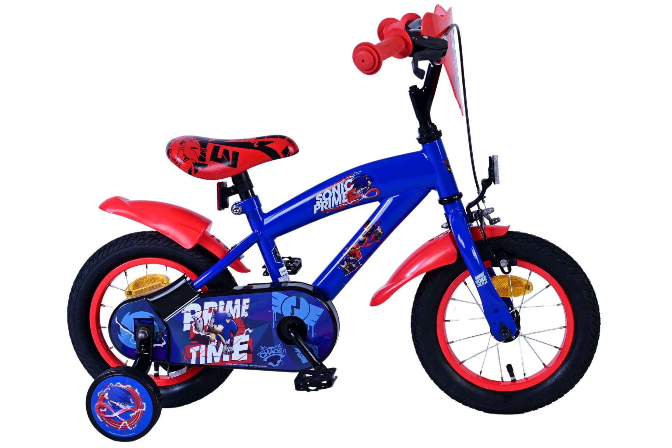 Volare Kinderfahrrad Turbo Crew f&uuml;r Jungen 12 Zoll Kinderrad in Blau Rot - Bild 1
