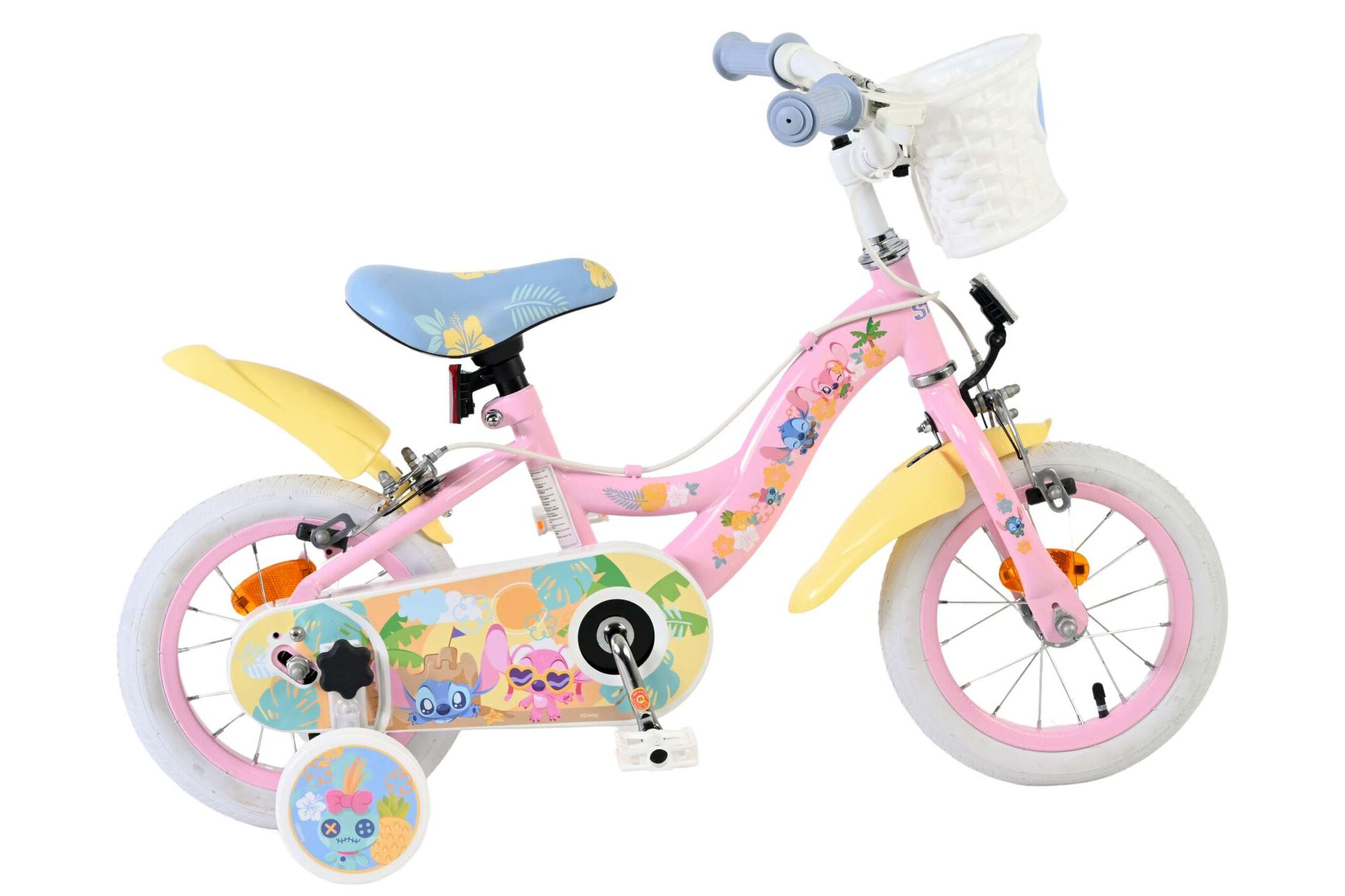 Volare Kinderfahrrad Koala f&uuml;r M&auml;dchen 12 Zoll Kinderrad in Rosa, Zwei Handbremsen - Bild 1