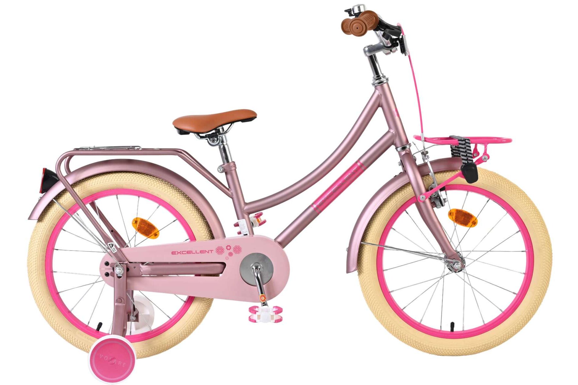Volare Kinderfahrrad Excellent f&uuml;r M&auml;dchen 18 Zoll Kinderrad in Mattrosa - Bild 1