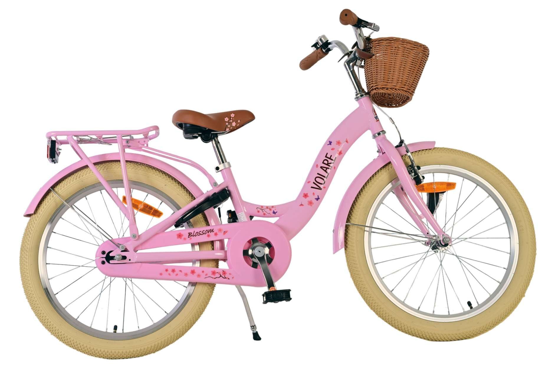 Volare Kinderfahrrad Blossom f&uuml;r M&auml;dchen 20 Zoll Kinderrad in Rosa - Bild 1
