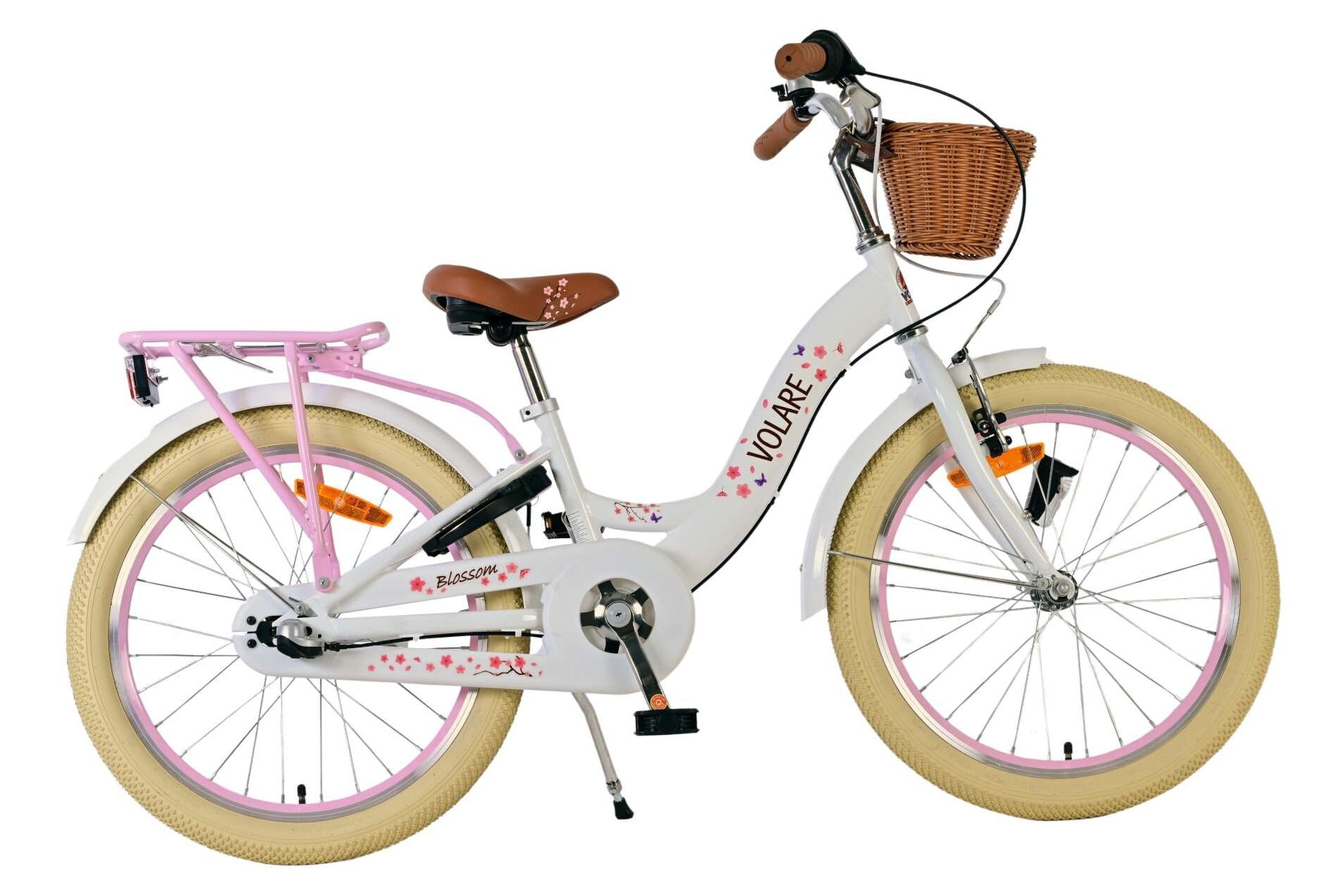 Volare Kinderfahrrad Blossom f&uuml;r M&auml;dchen 20 Zoll Kinderrad in Wei&szlig;, Nexus 3 - Bild 1