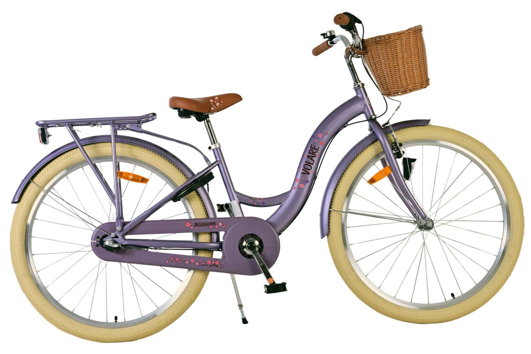 Volare Kinderfahrrad Blossom f&uuml;r M&auml;dchen 26 Zoll Kinderrad in Lila, Nexus 3 G&auml;nge - Bild 1