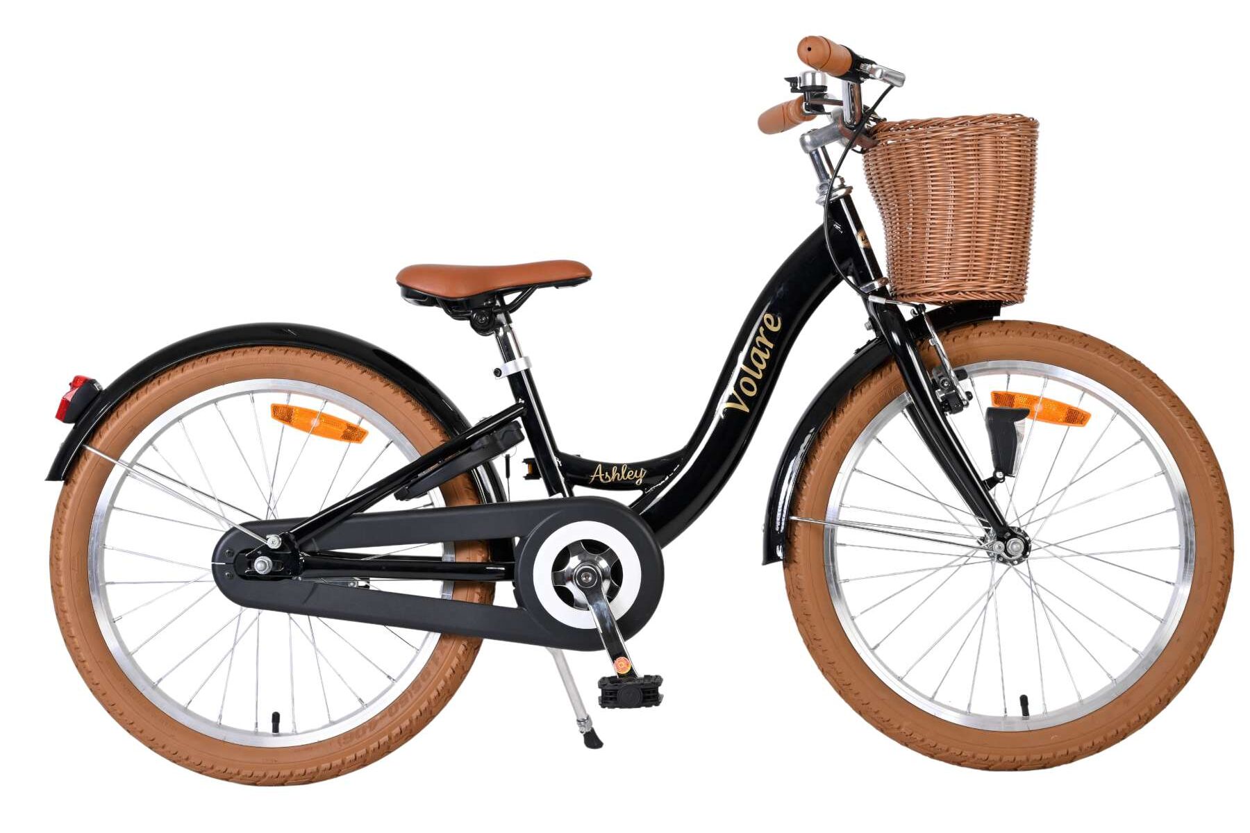 Volare Kinderfahrrad Ashley f&uuml;r M&auml;dchen 20 Zoll Kinderrad in Schwarz - Bild 1