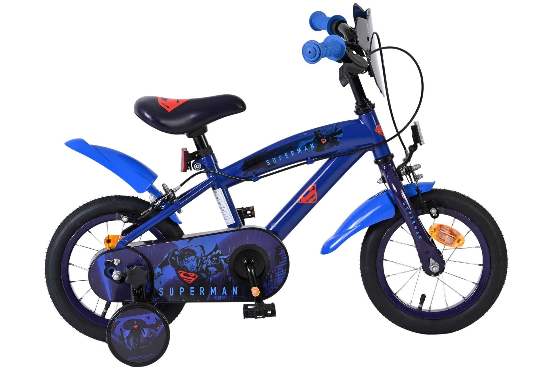 Volare Kinderfahrrad Superman f&uuml;r Jungen 12 Zoll Kinderrad in Zwei Handbremsen - Bild 1